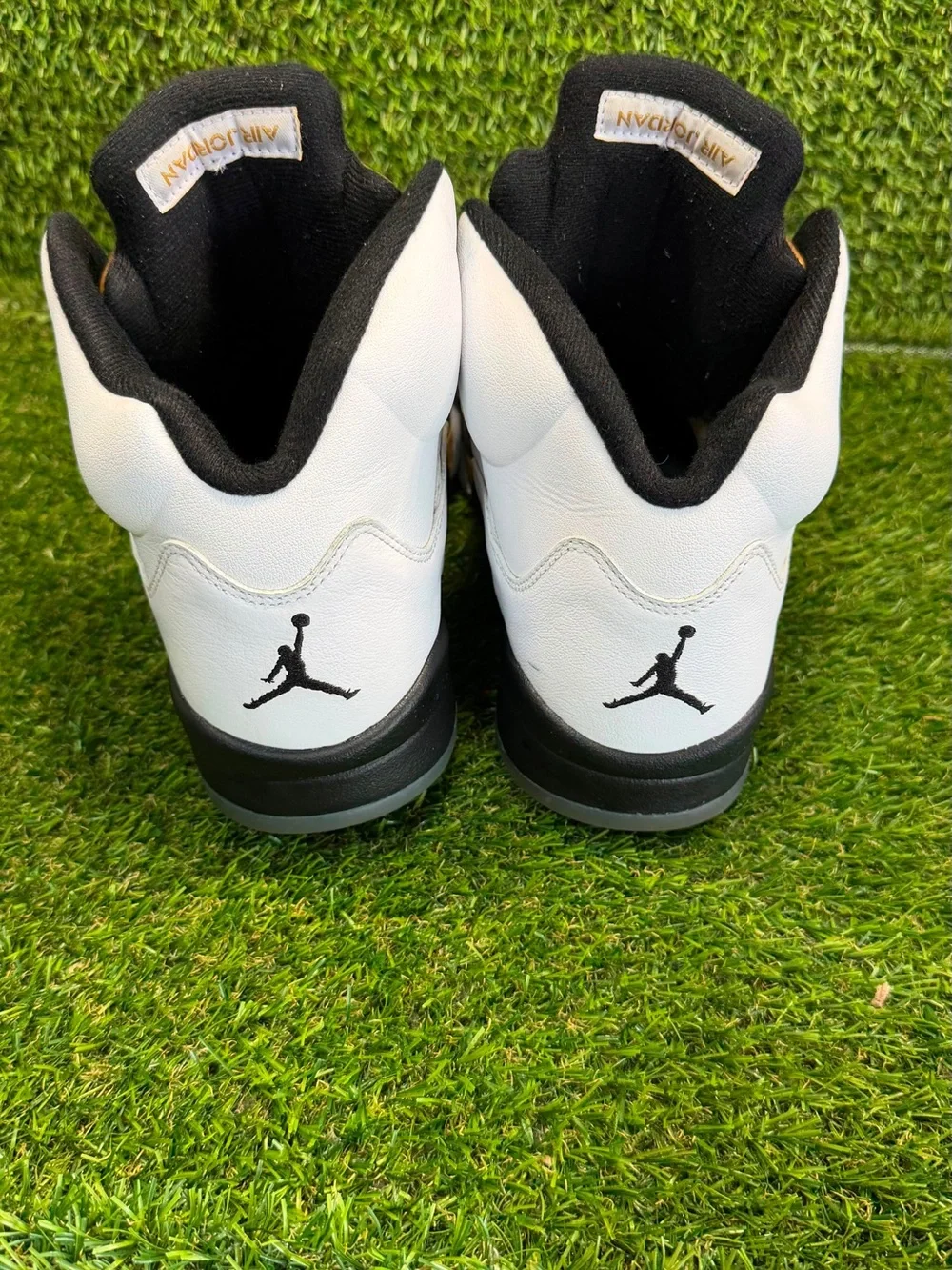 Air Jordan 5 Retro Olympic 2016 Size 10.5 White Gold 136027-133 As-Is